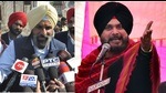 Navjot Sidhu had campaigned for party’s Amritsar North candidate Sunil Dutti, while Majithia only went to his traditional Majitha segment where his wife Ganieve Kaur is in the fray, and the adjoining Amritsar South. (HT)