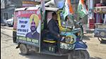The voice messages are mostly played through loudspeakers fitted atop three-wheelers and e-rickshaws that take the rounds of the constituency. (HT FILE) The voice messages are mostly played through loudspeakers fitted atop three-wheelers and e-rickshaws that take the rounds of the constituency. (HT FILE)
