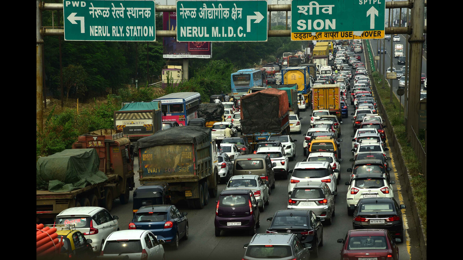 Work along Sion - Panvel Highway forces authorities to divert traffic