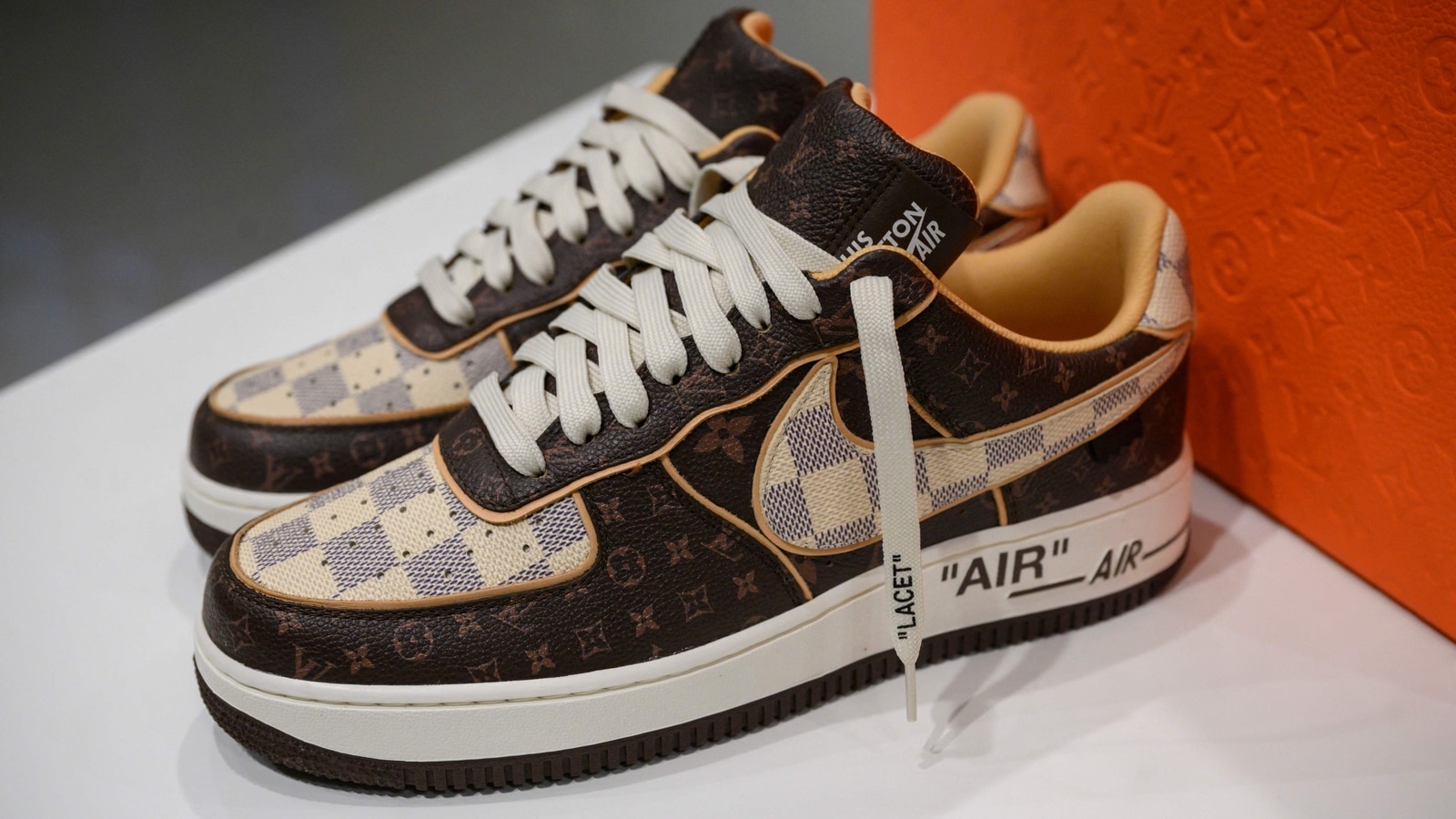 Virgil Abloh's Nike x Louis Vuitton sneakers sold for combined USD