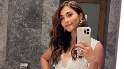 In the end, side-parted open locks styled in beach waves, nude pink lip shade, blushed glow, mascara on the lashes, and dewy base make-up rounded off the glam picks. What do you think of Pooja's all-white ensemble? In the end, side-parted open locks styled in beach waves, nude pink lip shade, blushed glow, mascara on the lashes, and dewy base make-up rounded off the glam picks. What do you think of Pooja's all-white ensemble?