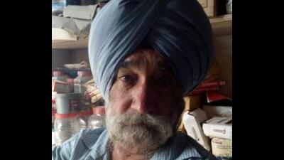 Ravinder Singh Rangi, 71, who was found murdered at his house in Bhagomajra, Kharar.