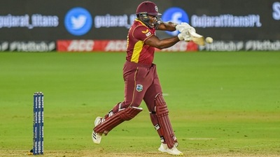 Odean Smith in action (PTI)