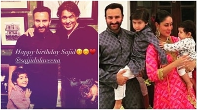 Kareena Kapoor shared a picture of Saif Ali Khan and Taimur Ali Khan. Kareena Kapoor shared a picture of Saif Ali Khan and Taimur Ali Khan.