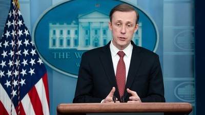 US National Security Adviser Jake Sullivan speaks during the daily briefing in the Brady Briefing Room of the White House in Washington. (AFP) US National Security Adviser Jake Sullivan speaks during the daily briefing in the Brady Briefing Room of the White House in Washington. (AFP)