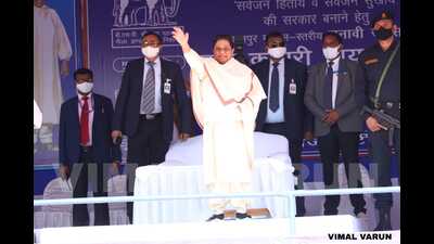 Addressing public meetings in Saharanpur, Amroha and Bareilly in the first week of February, the BSP chief played ‘Bijnor’s daughter’ card. (Pic for representation) Addressing public meetings in Saharanpur, Amroha and Bareilly in the first week of February, the BSP chief played ‘Bijnor’s daughter’ card. (Pic for representation)