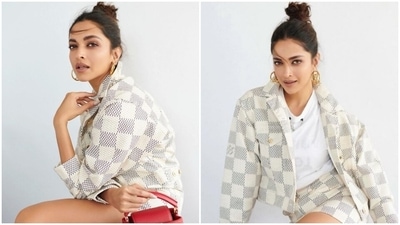 Deepika Padukone's Gehraiyaan promotions look in Louis Vuitton crop jacket and mini skirt costs ₹3 lakh: All pics Deepika Padukone's Gehraiyaan promotions look in Louis Vuitton crop jacket and mini skirt costs ₹3 lakh: All pics