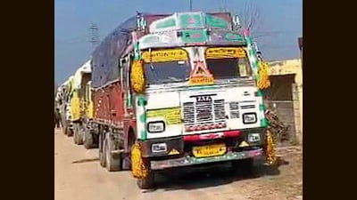 With elections round the corner, the issue of illegal sand mining has again surfaced in Dakha constituency in Ludhiana. (HT Photo)