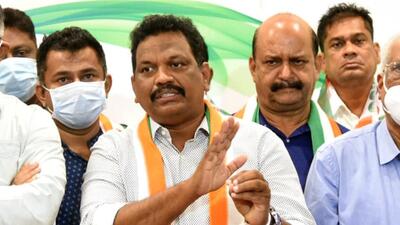 Former Goa minister Michael Lobo joined the Congress last month. He has represented the BJP from Calangute in the last two legislative assemblies. (ANI) Former Goa minister Michael Lobo joined the Congress last month. He has represented the BJP from Calangute in the last two legislative assemblies. (ANI)