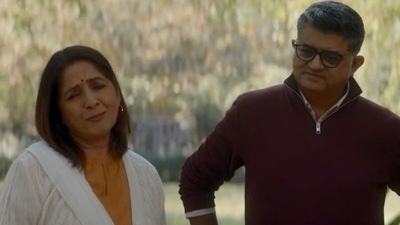 Neena Gupta and Gajraj Rao feature in a new Netflix ad. Neena Gupta and Gajraj Rao feature in a new Netflix ad. 