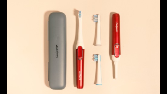 The Colgate Proclinical 500R electric toothbrush by COLGATE has a handy two-minute timer featuring a quadrant pacer that switches off automatically and comes in a useful travel case The Colgate Proclinical 500R electric toothbrush by COLGATE has a handy two-minute timer featuring a quadrant pacer that switches off automatically and comes in a useful travel case