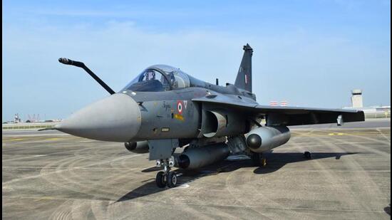 Three Tejas Mk-1 jets will take part in the upcoming Singapore Air Show, from February 15 to 18. (PHOTO: IAF.)