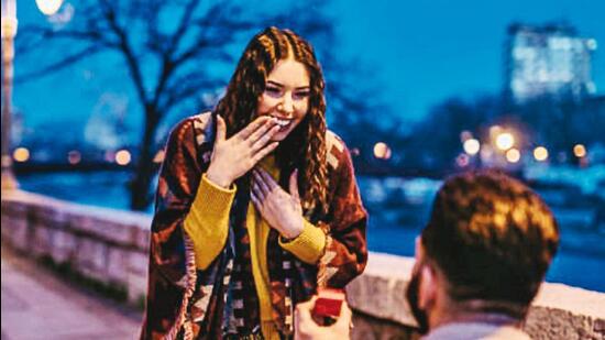 Would you go for a staged proposal on your wedding day just for the romantic aspect of it?