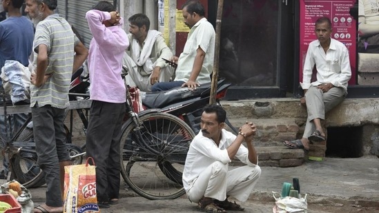 The share of salaried jobs saw the worst fall in the March quarter since June 2018. (Sushil Kumar/HT PHOTO)