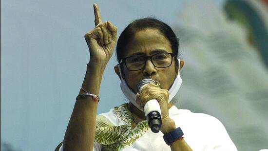 West Bengal Chief Minister and Trinamool Congress chairperson Mamata Banerjee on Saturday set up a new 20-member national working committee of the party. (HT PHOTO.)