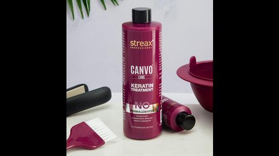 The Canvoline, formaldehyde free Keratin treatment by STREAX PROFESSIONAL leaves your hair feeling smooth and soft The Canvoline, formaldehyde free Keratin treatment by STREAX PROFESSIONAL leaves your hair feeling smooth and soft