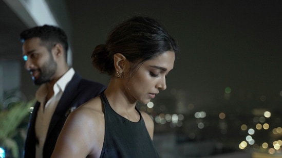 Deepika Padukone and Siddhant Chaturvedi in Gehraiyaan.