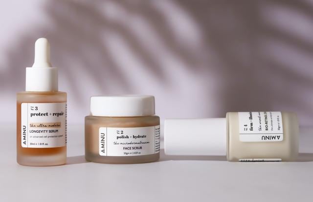 The skincare range from AMINU is designed to improve skin health, deliver healing treatments that target inflammations, environmental damage, pigmentation, aging and acne The skincare range from AMINU is designed to improve skin health, deliver healing treatments that target inflammations, environmental damage, pigmentation, aging and acne