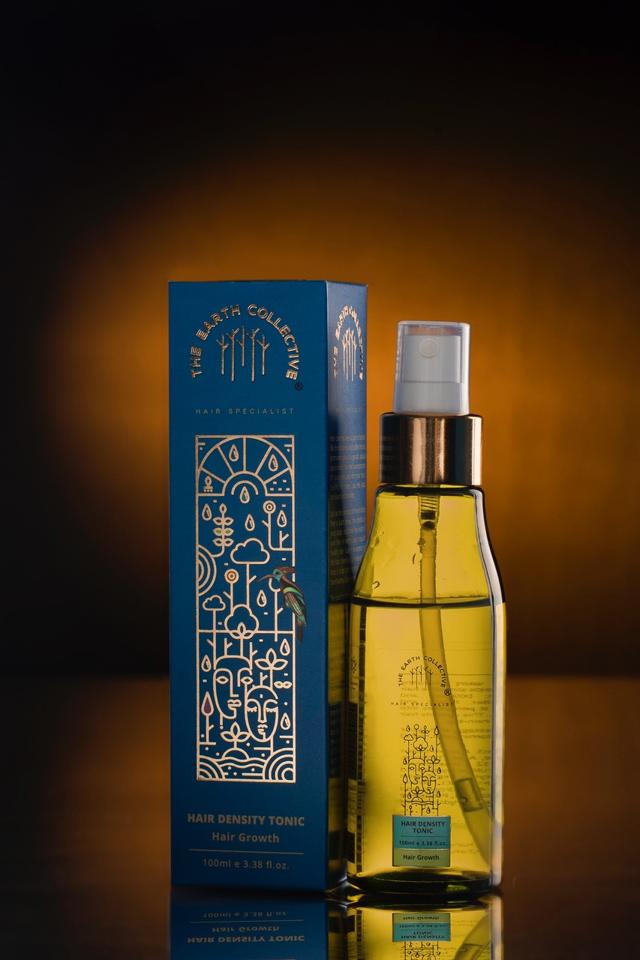 The hair density tonic by THE EARTH COLLECTIVE nourishes the scalp to make follicles stronger. The hair density tonic by THE EARTH COLLECTIVE nourishes the scalp to make follicles stronger.