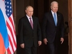 US President Joe Biden and Russia's President Vladimir Putin.