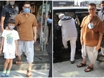 Aamir Khan with son Azad Rao Khan. Aamir Khan with son Azad Rao Khan.
