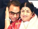 Lata Mangeshkar and Dharmendra used to share a strong bond. Lata Mangeshkar and Dharmendra used to share a strong bond. 