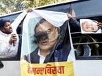 Protests against Himanta Biswa in New Delhi following his comment on Rahul Gandhi's parentage. (ANI) Protests against Himanta Biswa in New Delhi following his comment on Rahul Gandhi's parentage. (ANI)