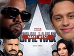 Kanye West challenges Pete Davidson.