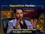 Shark Tank memes are viral on social media. Union minister Piyush Goyal has used one to attack the opposition.&nbsp;