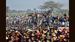 Hindu-Muslim polarisation is not as outwardly visible despite being an everyday reality. Many Jats, who once openly voted on the basis of a “Hindu identity”, are fighting the election side-by-side with Muslims due to the Samajwadi Party (SP)-Rashtriya Lok Dal (RLD) alliance/ (AP) Hindu-Muslim polarisation is not as outwardly visible despite being an everyday reality. Many Jats, who once openly voted on the basis of a “Hindu identity”, are fighting the election side-by-side with Muslims due to the Samajwadi Party (SP)-Rashtriya Lok Dal (RLD) alliance/ (AP)