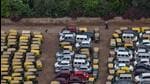 Haphazardly parked vehicles on roads and pavements are a common sight in Delhi -- a city that has 13.4million vehicles. (REUTERS) Haphazardly parked vehicles on roads and pavements are a common sight in Delhi -- a city that has 13.4million vehicles. (REUTERS)