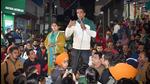 Actor Sonu Sood campaigning for his sister Malvika Sood Sachar in Moga. (HT Photo)