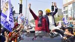 AAP chief Arvind Kejriwal said the real probe into illegal sand mining case will begin when Bhagwant Mann becomes the Punjab CM. (HT Photo)