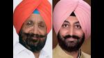 Holding Dera Baba Nanak seat since its formation in 2012, Punjab deputy CM Sukhjinder Singh Randhawa (left) is facing a tough challenge from SAD nominee Ravikaran Singh Kahlon.