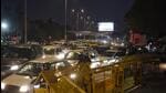 Commuters are forced to either take long detours or spend at least an extra half an hour in traffic. (Sanchit Khanna/HT PHOTO) Commuters are forced to either take long detours or spend at least an extra half an hour in traffic. (Sanchit Khanna/HT PHOTO)