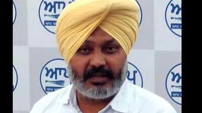 AAP Dirba candidate Harpal Singh Cheema. AAP Dirba candidate Harpal Singh Cheema.