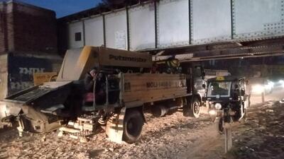 Government Railway Police (GRP) officials said Kumar was seated on truck roof when his head rammed into the railway bridge, after which he died on the spot in Ludhiana. (HT Photo)