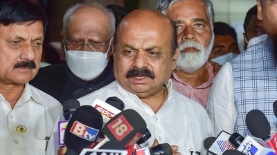 Karnataka chief minister Basavaraj Bommai announced that schools up to tenth standard will reopen on Monday (PTI)