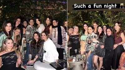 Gauri Khan parties with her girl gang. Gauri Khan parties with her girl gang.