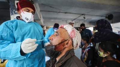 A total of 53,719 Covid-19 tests were conducted in the city in the past 24 hours, the bulletin said. (Representational image) A total of 53,719 Covid-19 tests were conducted in the city in the past 24 hours, the bulletin said. (Representational image)