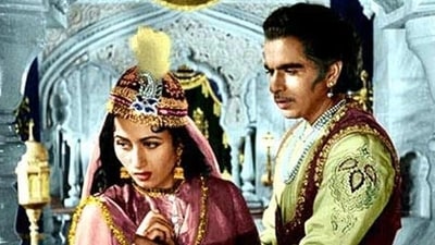 Madhubala and Dilip Kumar in a still from Mughal-e-Azam. Madhubala and Dilip Kumar in a still from Mughal-e-Azam. 