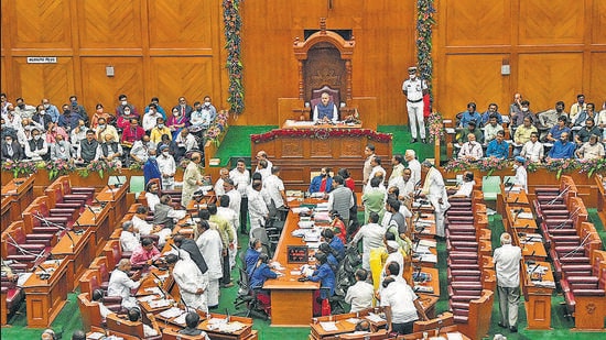 The 10-day joint session will commence with the address by Karnataka governor Thaawar Chand Gehlot to members of both the assembly and council on the first day. (PTI)