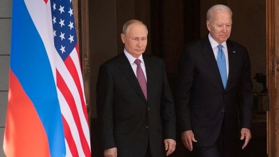 US President Joe Biden and Russia's President Vladimir Putin.(Reuters/ File photo)
