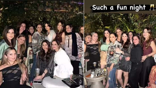 Gauri Khan parties with her girl gang.
