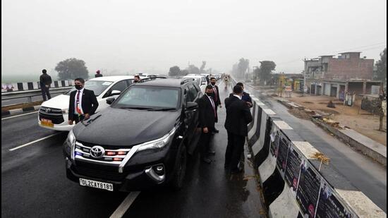 PM Narendra Modi’s cavalcade was stuck for nearly 20 minutes on a flyover while he was on his way to a public meeting in Punjab on January 5. (ANI FILE PHOTO)