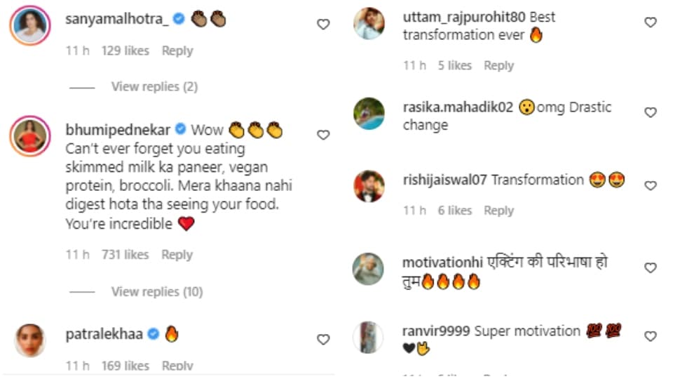 Comments on Rajkummar Rao's post. Comments on Rajkummar Rao's post. 