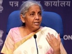 File photo of finance minister Nirmala Sitharaman. File photo of finance minister Nirmala Sitharaman.