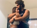 Malaika Arora and Arjun Kapoor in a loved-up photo. Malaika Arora and Arjun Kapoor in a loved-up photo. 