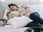 Hormonal changes in the immediate postpartum period like decline of progesterone due to its sedative properties and changes in melatonin levels can affect circadian rhythms Hormonal changes in the immediate postpartum period like decline of progesterone due to its sedative properties and changes in melatonin levels can affect circadian rhythms