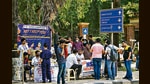 Seniors have formed digital desks to help outstation students find accommodation in Delhi (Photo : Amal KS / Hindustan Times) Seniors have formed digital desks to help outstation students find accommodation in Delhi (Photo : Amal KS / Hindustan Times)
